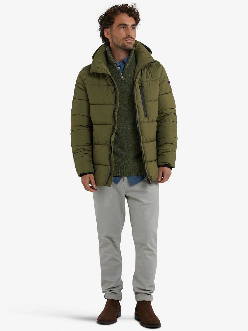 McGregor Jacke Hooded Puffer Grün - Größe S günstig online kaufen