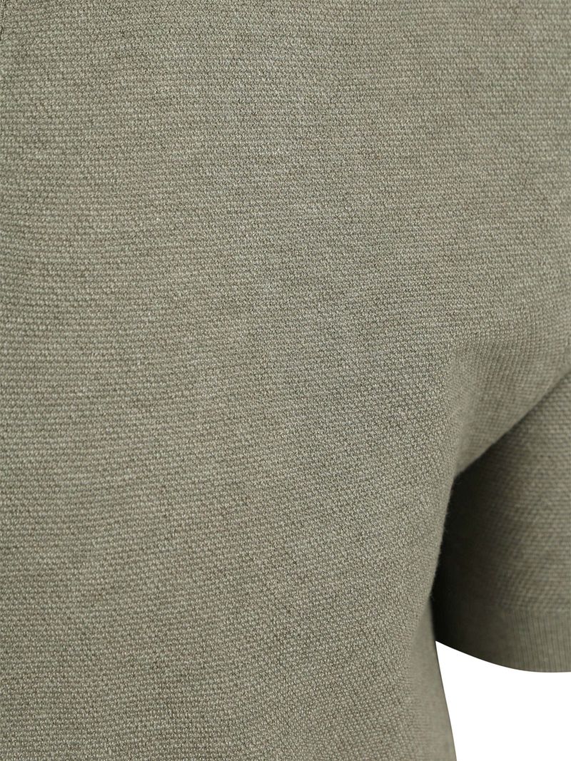 Profuomo Poloshirt Riva Luxury Structure Grün - Größe L günstig online kaufen