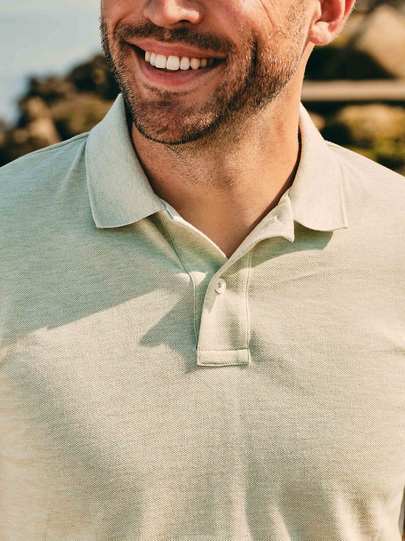 Suitable Mang Poloshirt Hellgrün  - Größe 3XL günstig online kaufen