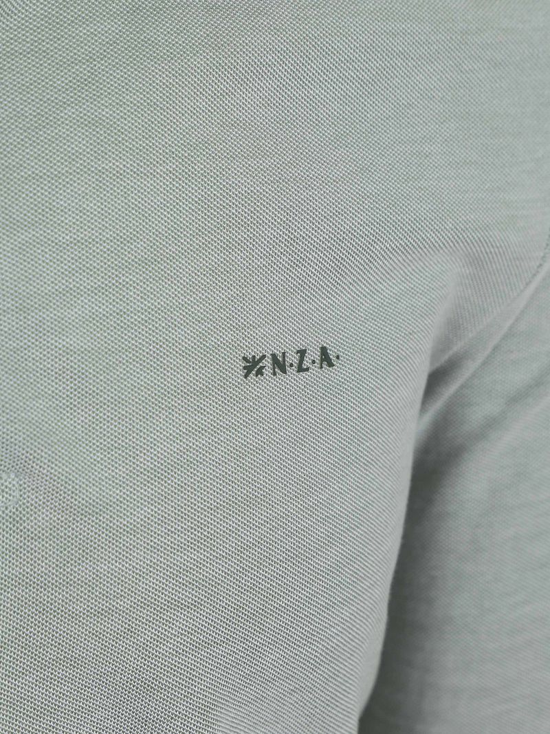 NZA Longsleeve Polo Hamton Piqué Grün - Größe XL günstig online kaufen