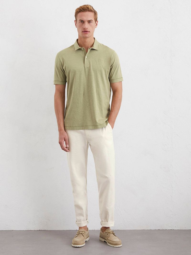 Marc O'Polo Poloshirt Slubs Sage Grün - Größe XXL günstig online kaufen