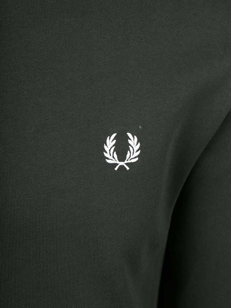 Fred Perry Sweater Logo Dunkelgrün - Größe M günstig online kaufen