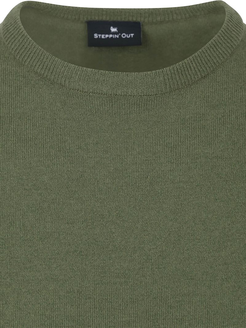 Steppin' Out Pullover Merinowolle Grün - Größe XL günstig online kaufen