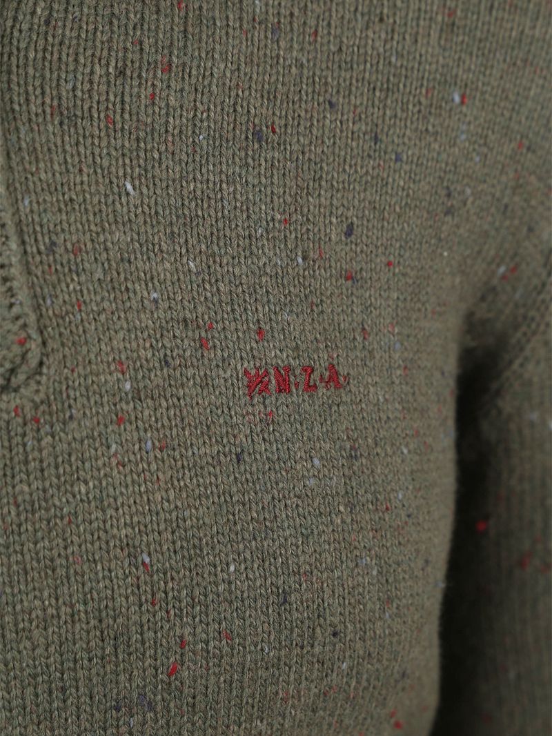 NZA Pullover Mocker Conor Melange Armeegrau - Größe 3XL günstig online kaufen