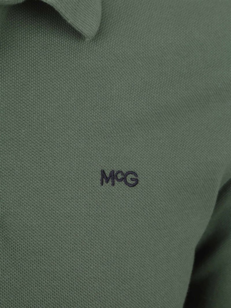 McGregor Long Sleeve Poloshirt Sage Grün - Größe 3XL günstig online kaufen