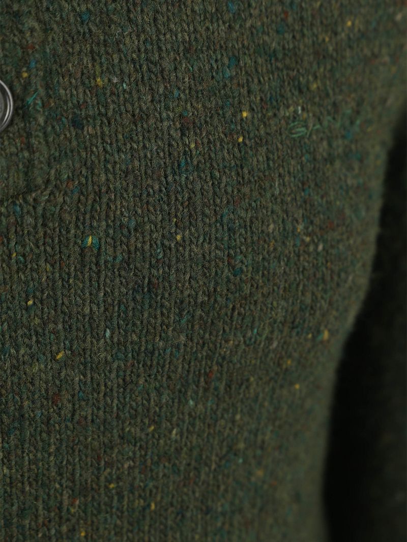 Gant Mocker Pullover Wool Blend Dunkelgrün - Größe 3XL günstig online kaufen