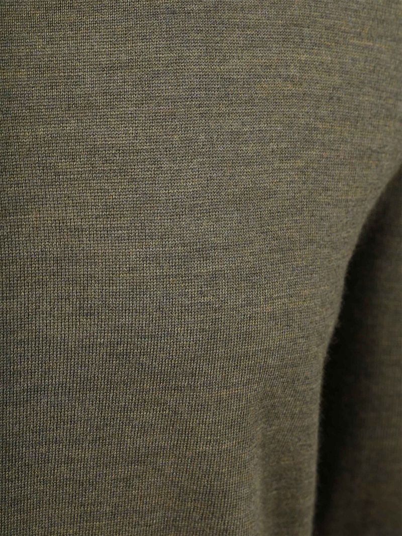 Profuomo Pullover Merinowolle Olive - Größe M günstig online kaufen