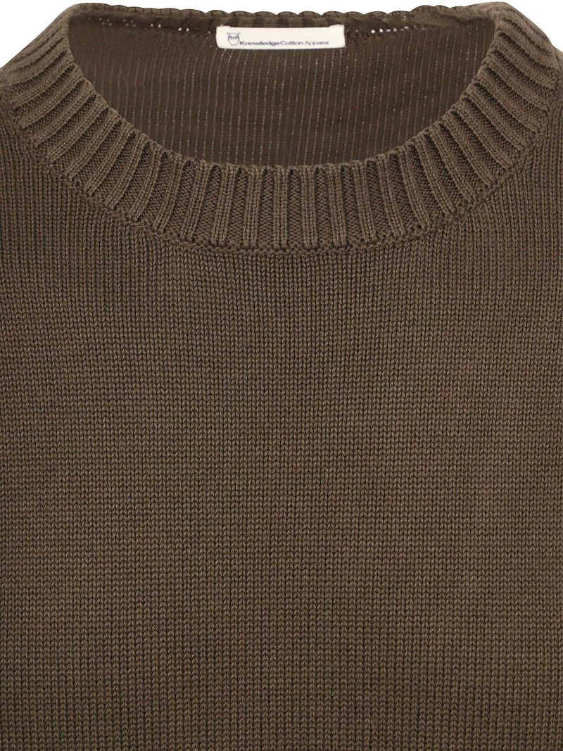 KnowledgeCotton Apparel Pullover Olive - Größe L günstig online kaufen