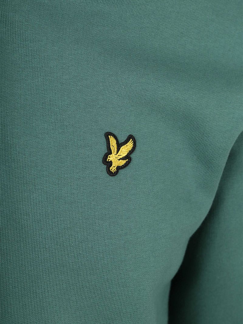 Lyle & Scott Sweat Half Zip Pull Everglade Grün - Größe XL günstig online kaufen