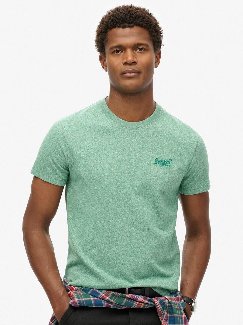 Superdry Classic T Shirt Grün - Größe XL günstig online kaufen