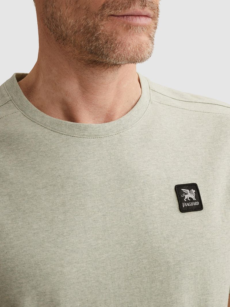 Vanguard T-Shirt Logo Melange Hellgrün - Größe L günstig online kaufen