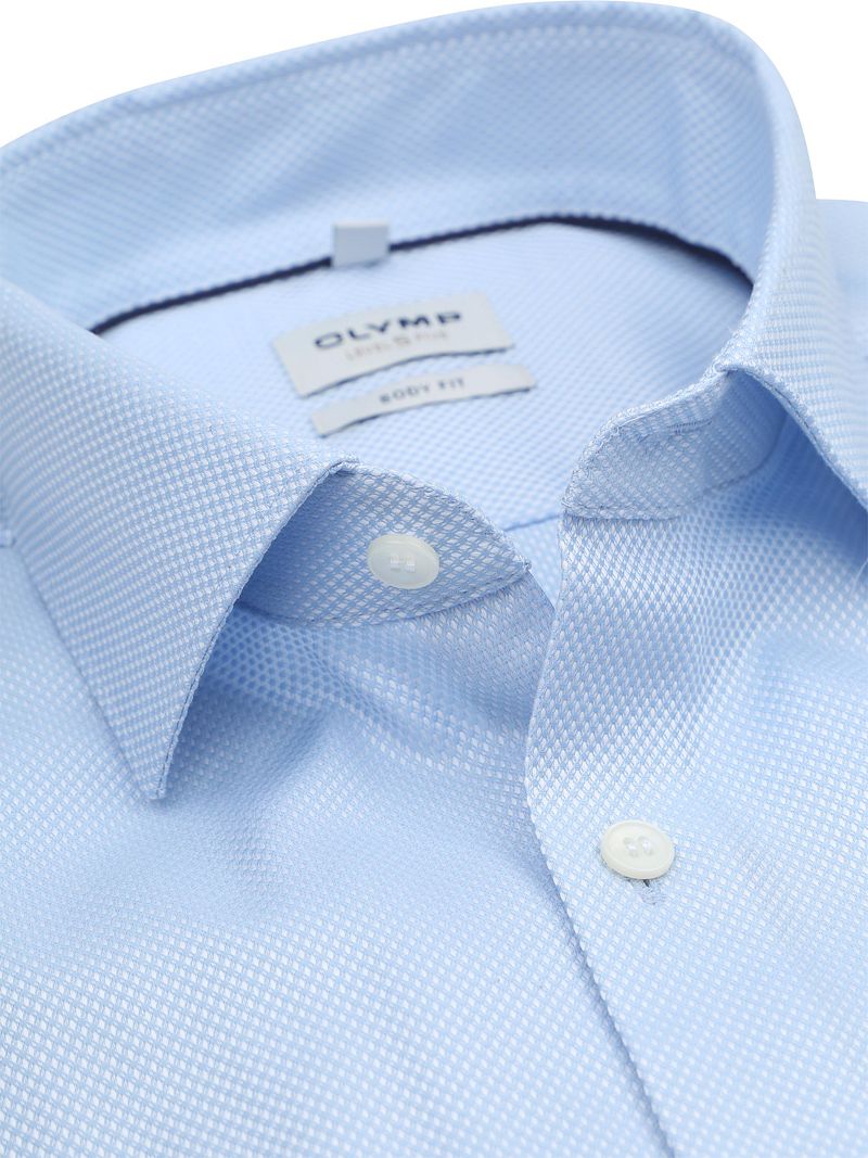 OLYMP Level 5 Dobby Hemd Hellblau - Größe 39 günstig online kaufen