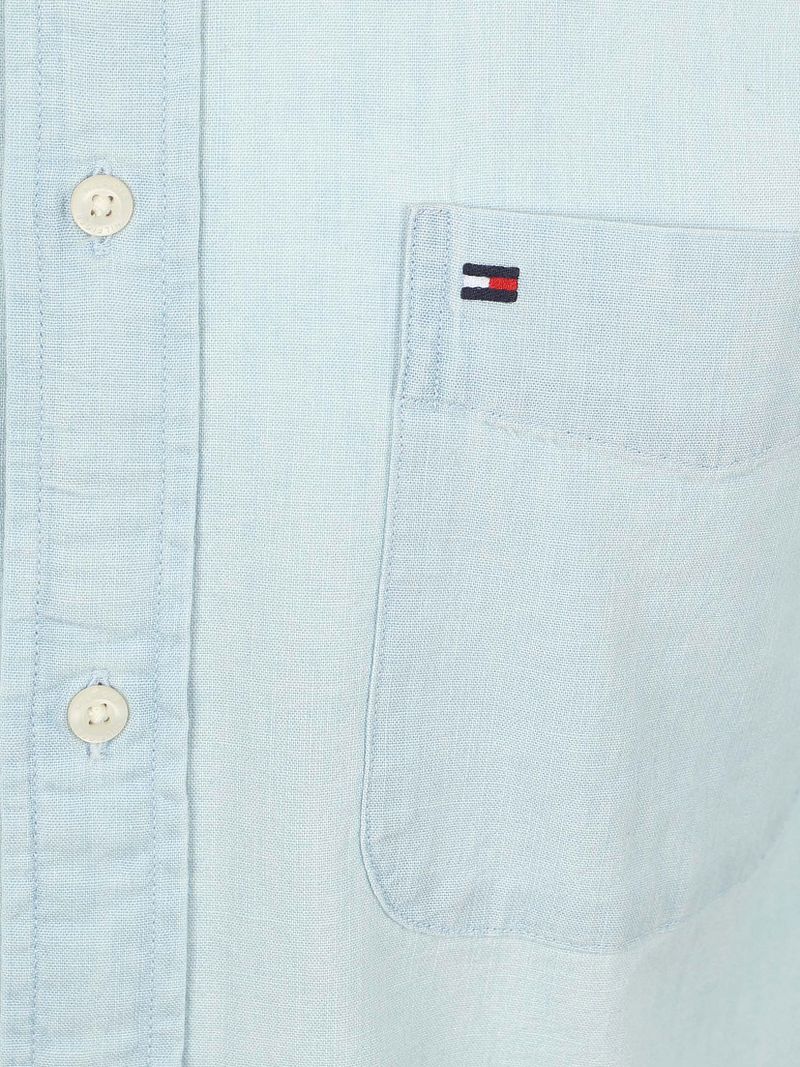 Tommy Hilfiger Chambray Hemd Hellblau - Größe XXL günstig online kaufen