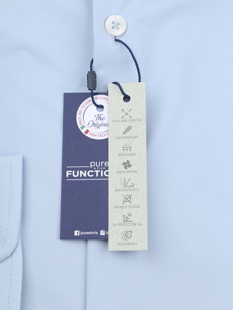 Pure The Functional Shirt Super Stretch Hellblau - Größe 42 günstig online kaufen