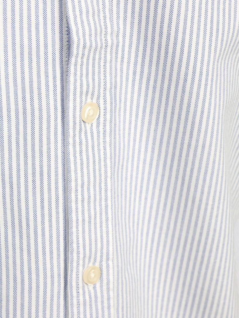 Steppin' Out Short Sleeve Hemd Oxford Yale Streifen Hellblau - Größe XXL günstig online kaufen