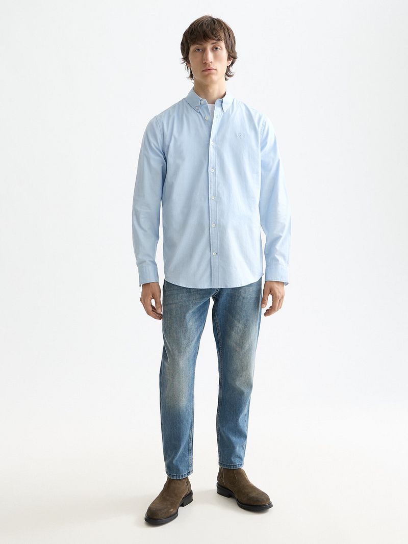 Scotch and Soda Core Oxford Hemd Hellblau - Größe XXL günstig online kaufen