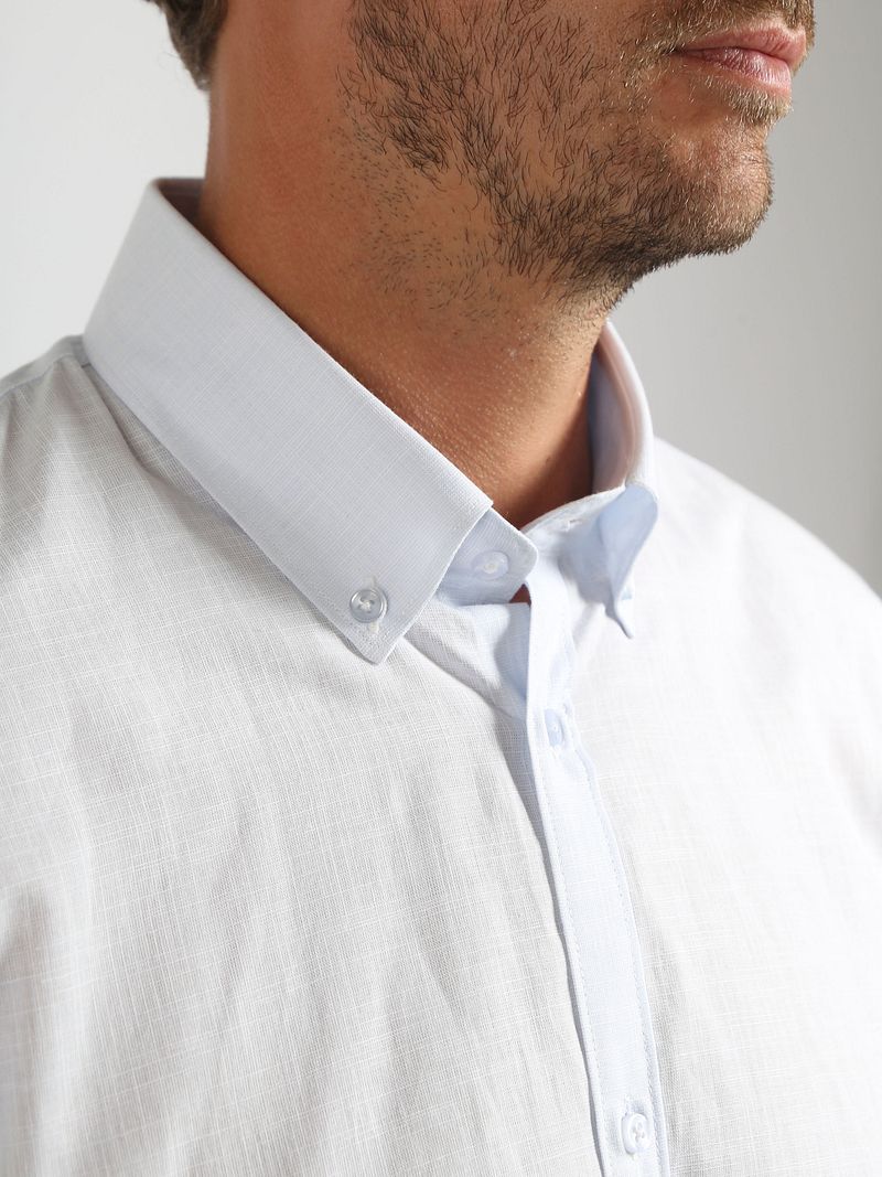 Suitable Hemd Cotton Slub Hellblau - Größe XXL günstig online kaufen