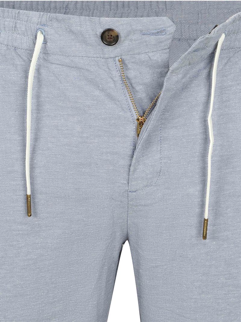 Scotch and Soda Chino Warren Cotton Linen Blau - Größe W 32 - L 34 günstig online kaufen