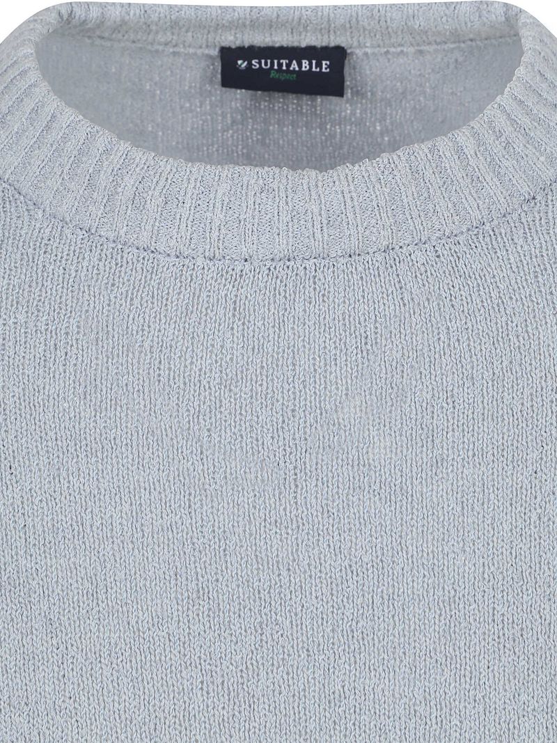 Suitable Pullover Bouclé Blau - Größe XXL günstig online kaufen