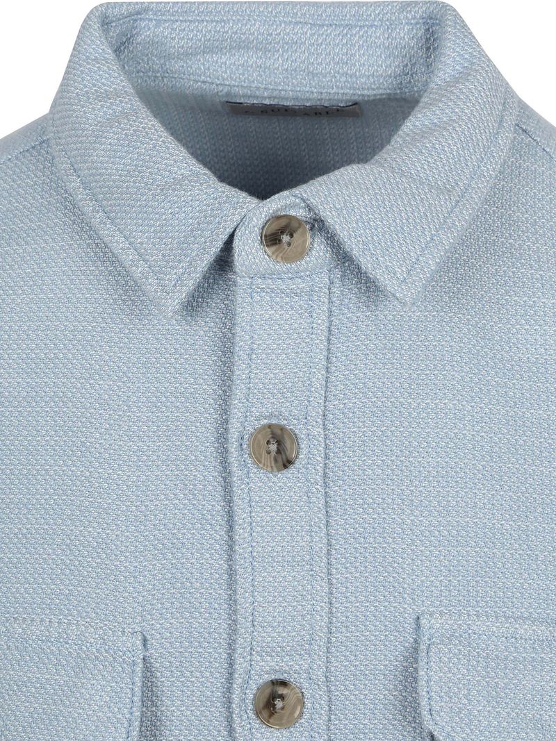 Suitable Overshirt Structure Hellblau - Größe S günstig online kaufen