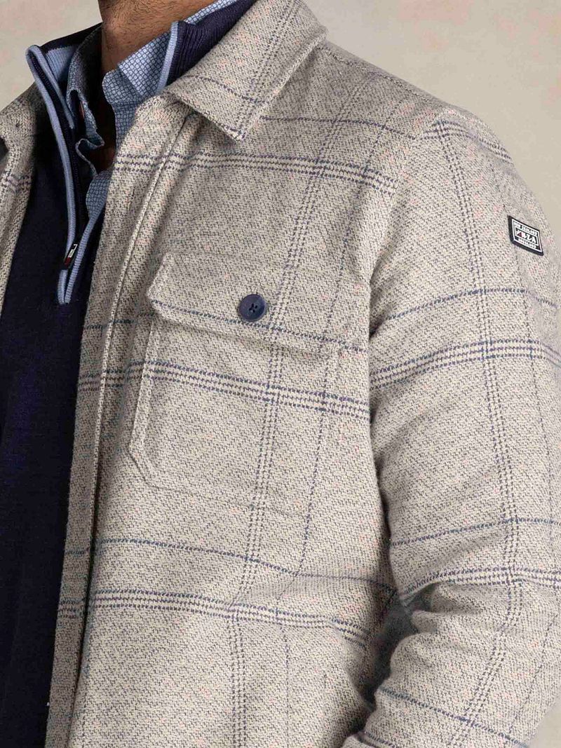 NZA Überhemd Atlas Tenax Check Blau - Größe XXL günstig online kaufen