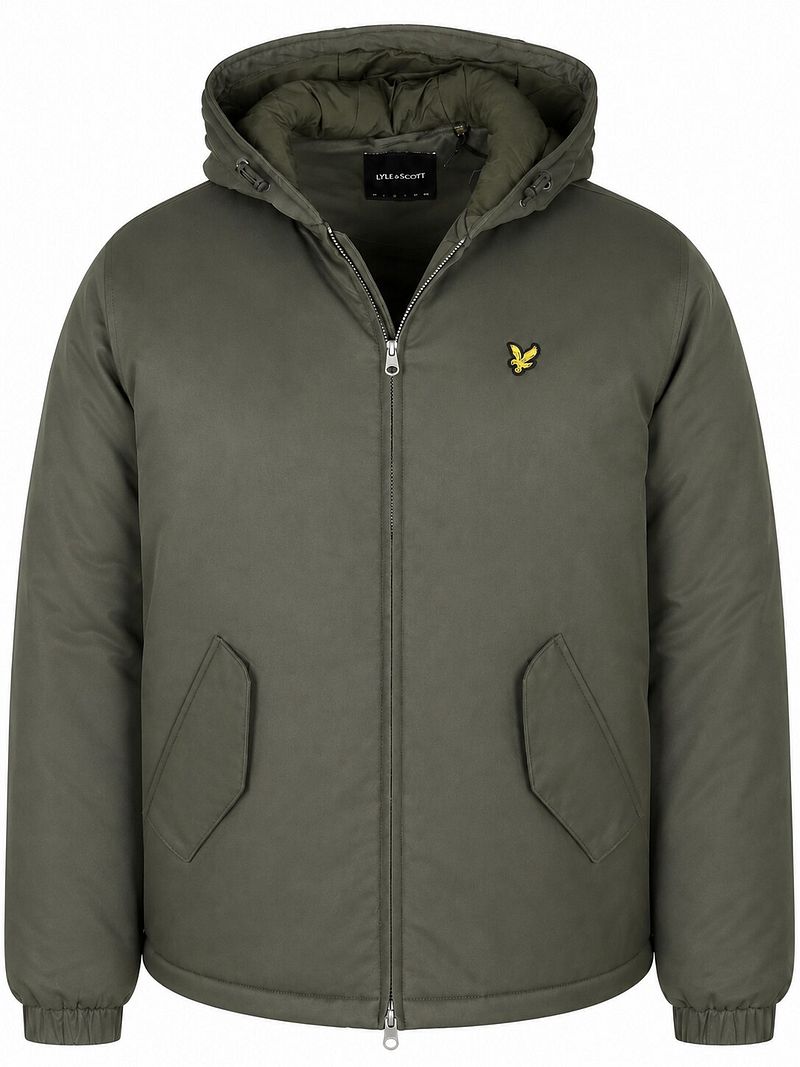 Lyle and Scott Lyle & Scott Plussize Jas Hooded Olive