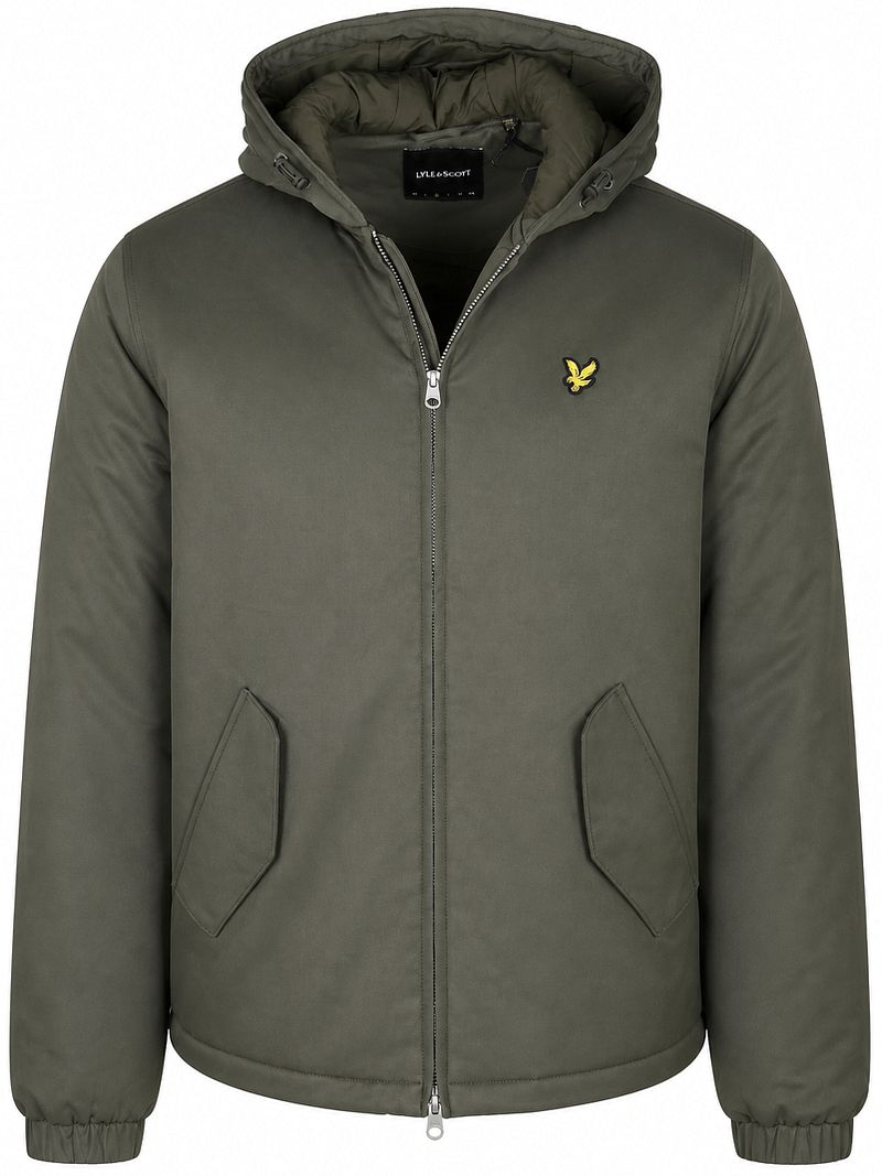 Lyle & Scott Jacke Hooded Olive - Größe L