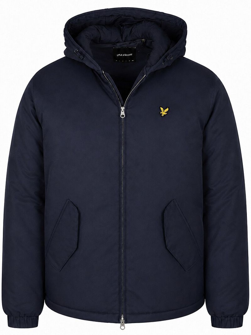 Lyle & Scott Plussize Jacke Hooded Navy - Größe 5XL