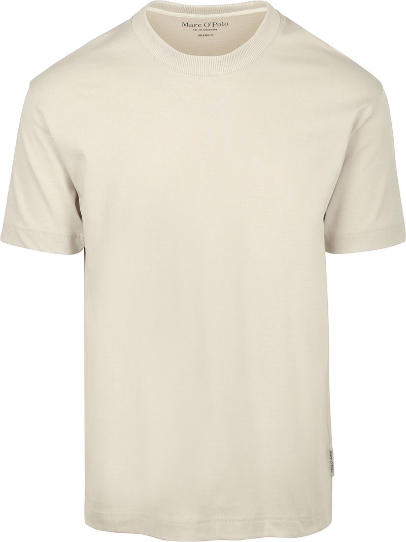 Marc O'Polo Heavy T-Shirt Ecru - Größe M günstig online kaufen