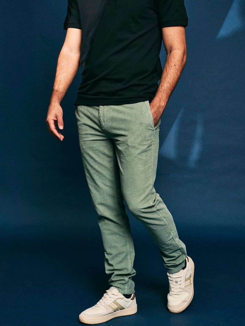 McGregor Chino Corduroy Hellgrün - Größe W 32 - L 34 günstig online kaufen
