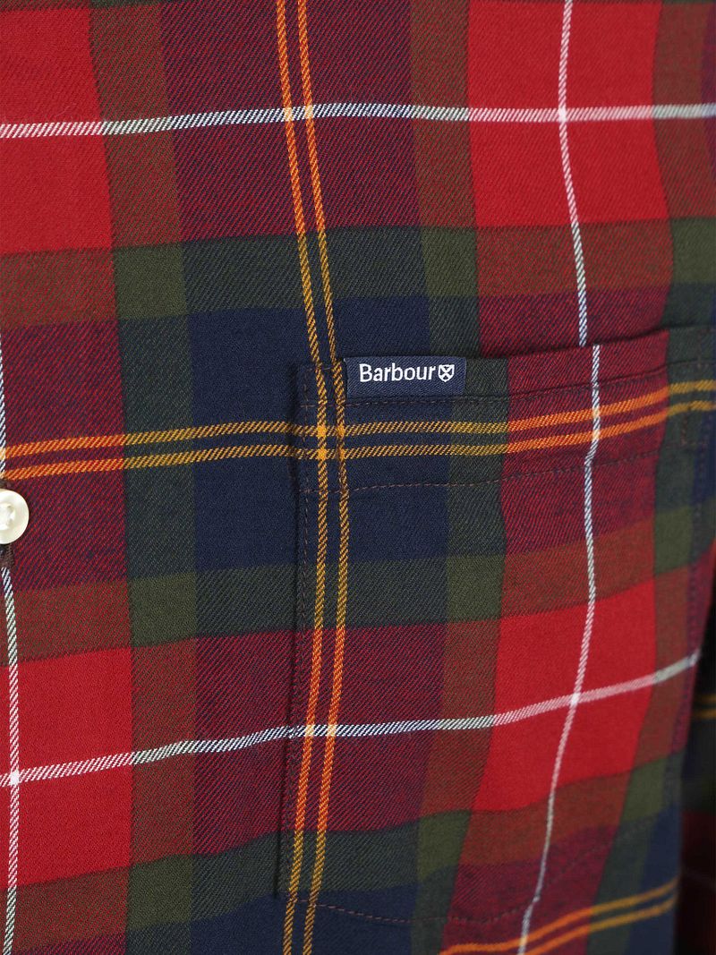 Barbour Fortrose Hemd Tartan Rot - Größe XL günstig online kaufen