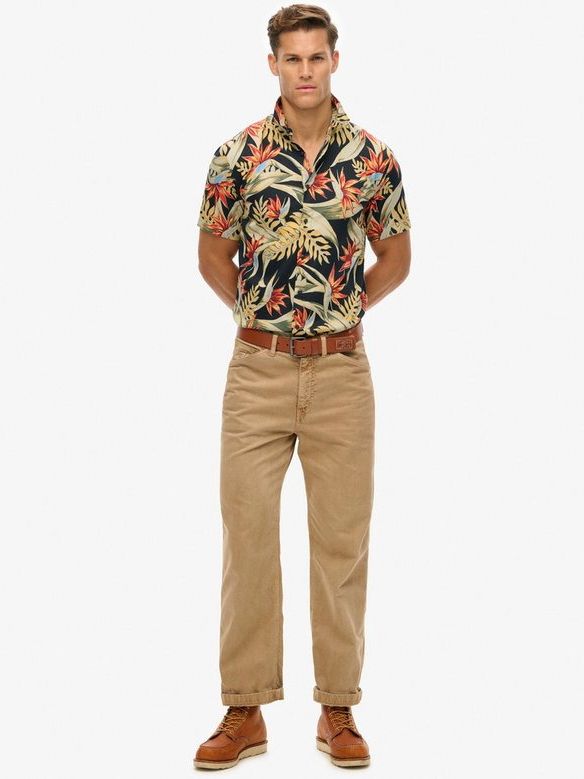 Superdry Shirt Print Hawaiian Bird of paradise - Größe XXL günstig online kaufen