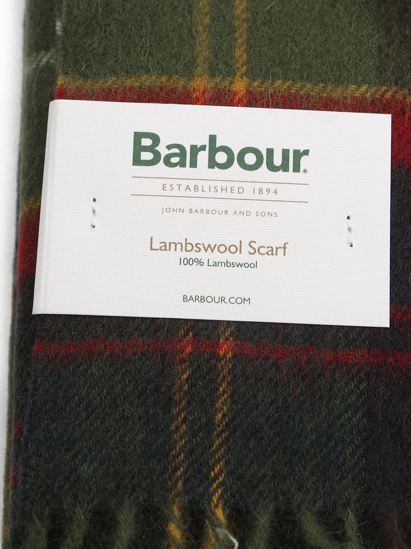 Barbour Schal Patchwork Tartan Rot - günstig online kaufen