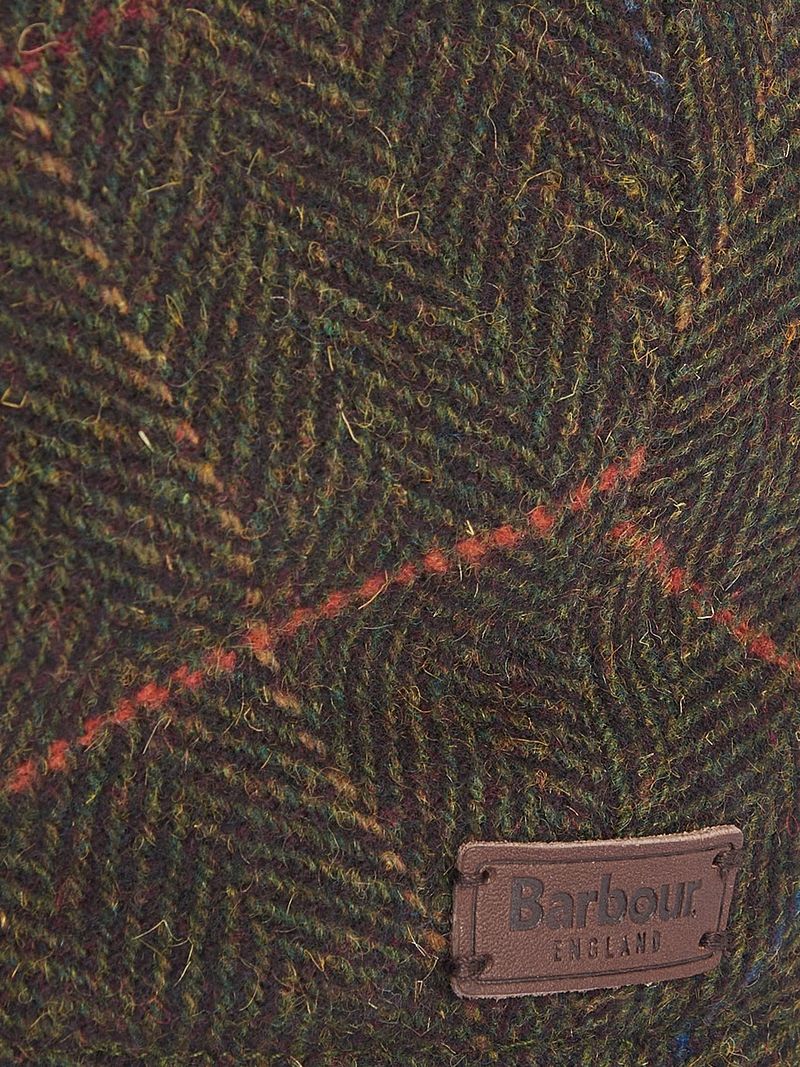Barbour Wilkin Flat Cap Herringbone Grün - Größe L günstig online kaufen