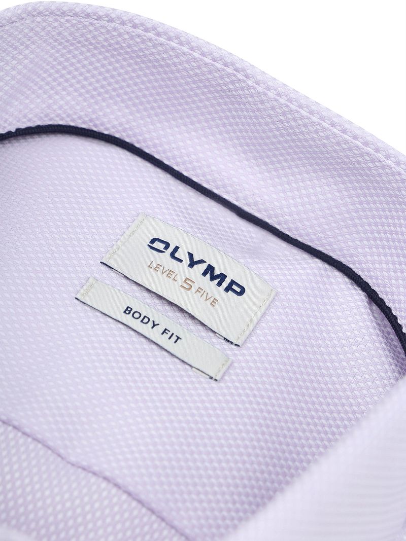 OLYMP Level 5 Dobby Hemd Rosa - Größe 42 günstig online kaufen