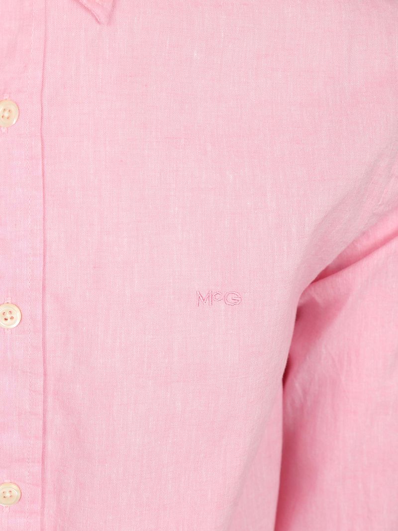 McGregor Hemd Cotton Linen Rosa - Größe XL günstig online kaufen