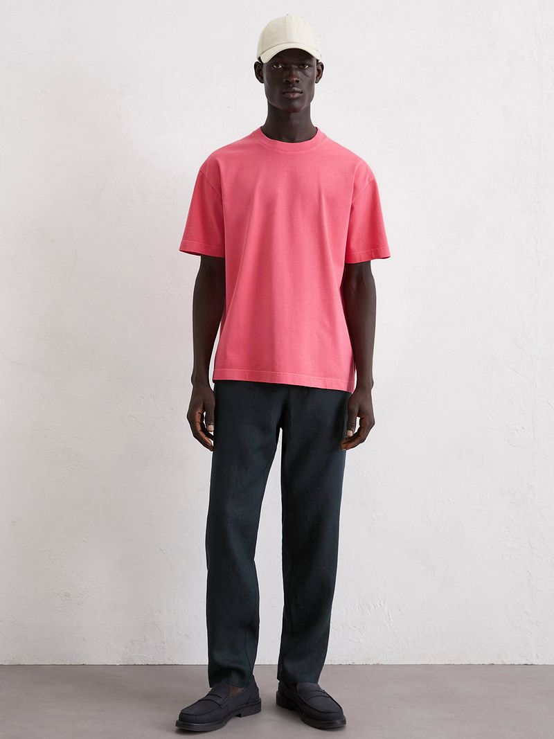 Marc O'Polo Heavy T-Shirt Rosa - Größe XXL günstig online kaufen