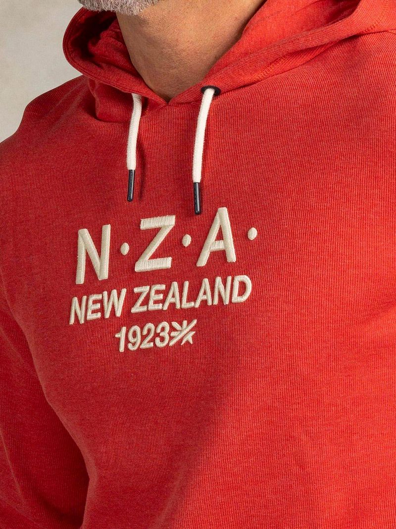 NZA Hoodie French Rib Garment Washed Red - Größe L günstig online kaufen