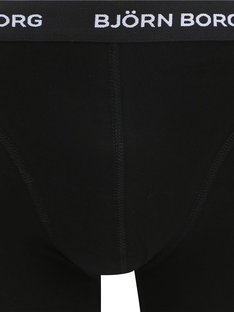 Bjorn Borg Cotton Stretch Boxershorts 3er-Pack Schwarz - Größe M günstig online kaufen