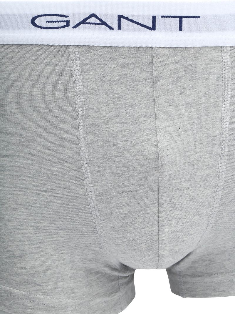Gant Boxershorts trunk 3er-Pack Schwarz Grau Weiß - Größe XXL günstig online kaufen
