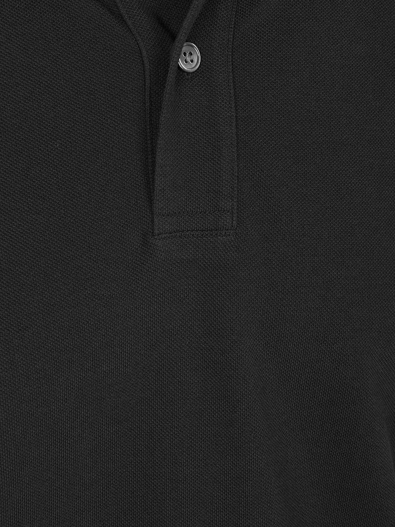 Profuomo Piqué Poloshirt Schwarz - Größe M günstig online kaufen