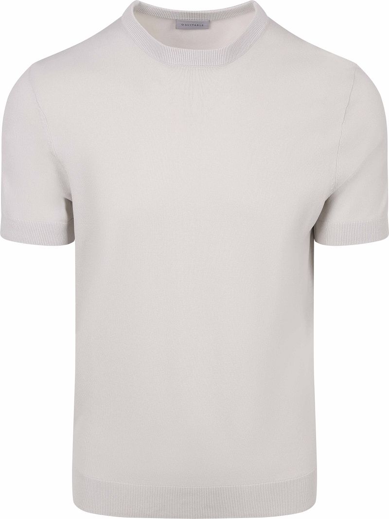 Suitable Knitted T-shirt Wake Ecru - Größe S günstig online kaufen