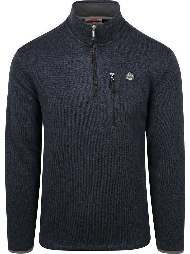 Superdry Half Zip Pullover Fleece Navy - Größe M günstig online kaufen