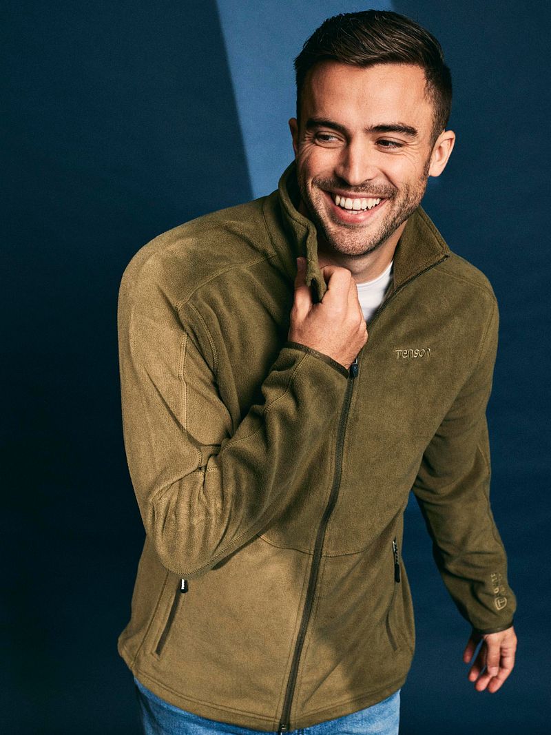 Tenson Miracle Fleece Jacke Olivgrün - Größe XL günstig online kaufen