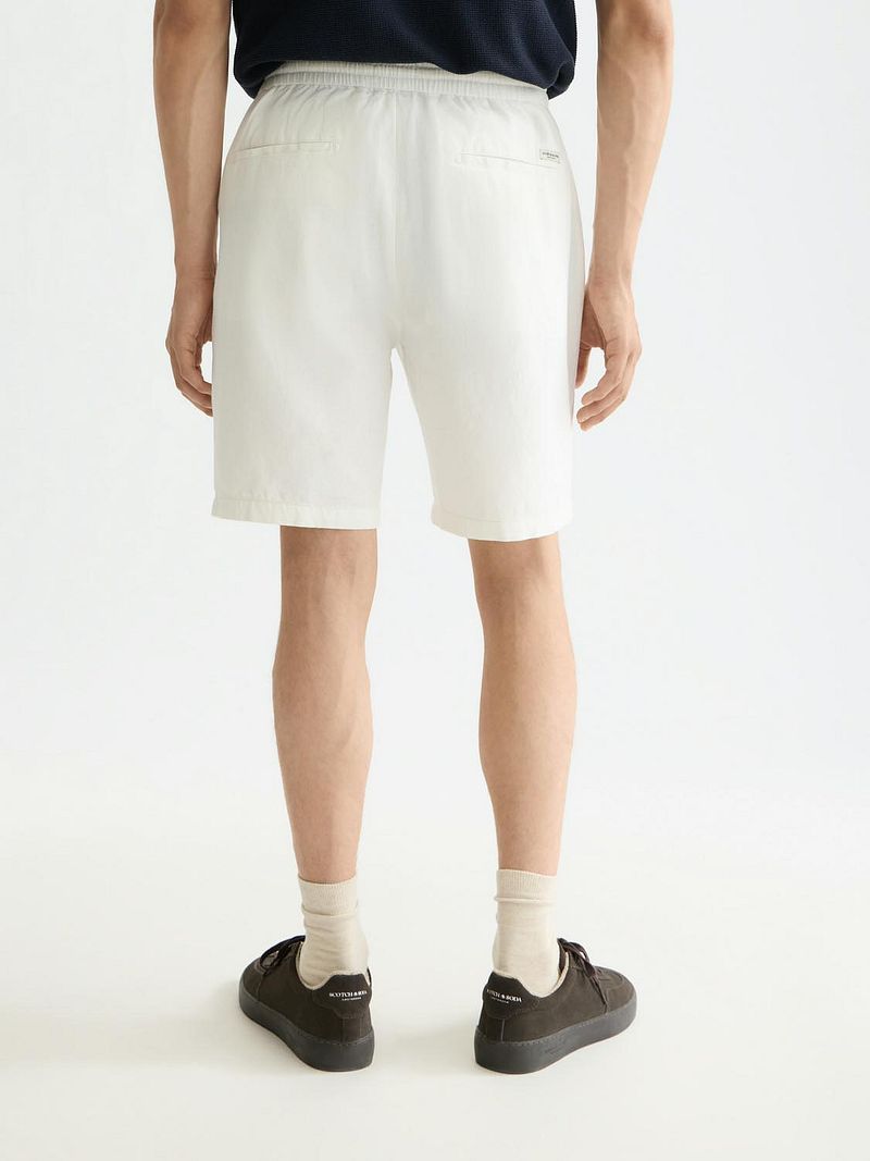 Scotch and Soda Fave Short Cotton Linen Off White - Größe 33 günstig online kaufen