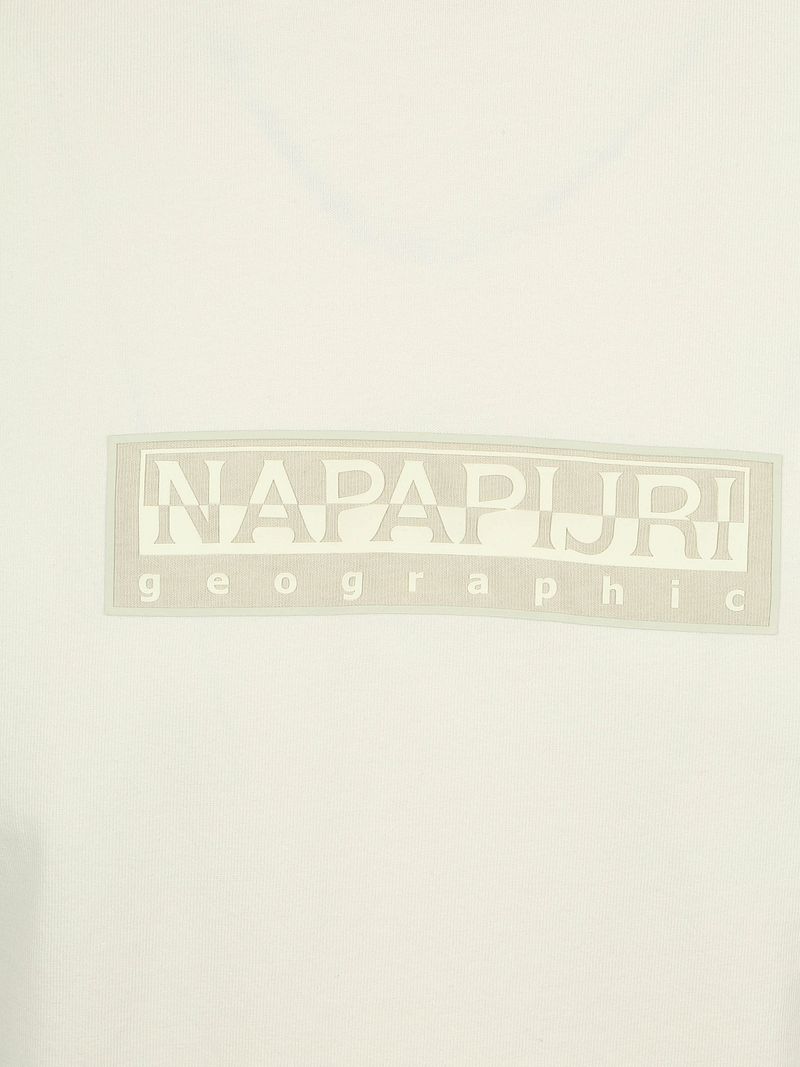 Napapijri T-shirt Logo Off White - Größe M günstig online kaufen