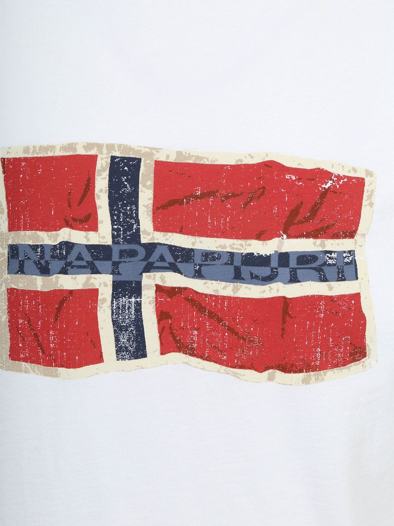 Napapijri T-shirt Mahsa Weiß - Größe M günstig online kaufen