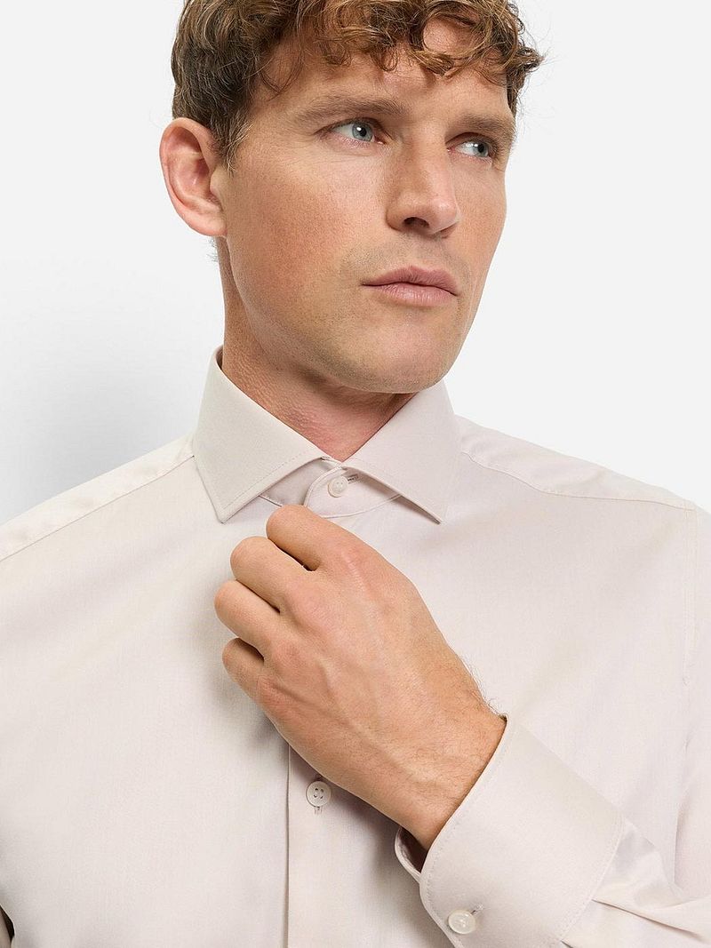 OLYMP Level 5 Hemd Twill Off White - Größe 40 günstig online kaufen