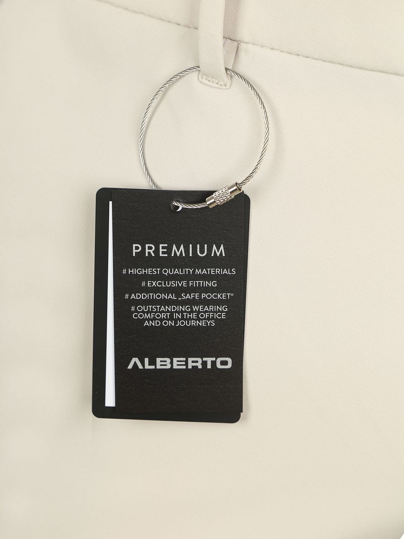 Alberto Move Performance Chinohose Off White - Größe W 36 - L 34 günstig online kaufen
