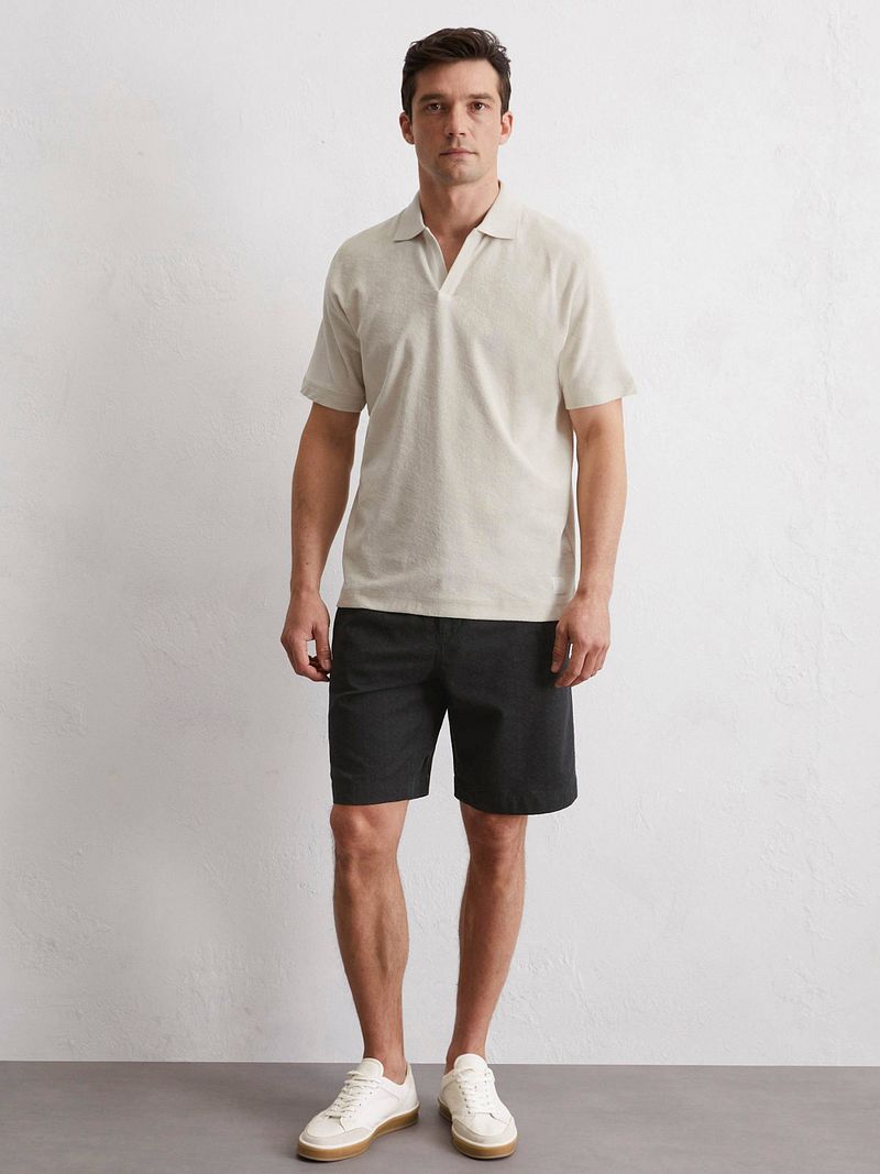 Marc O'Polo Poloshirt Riva Terry Cloth Ecru - Größe L günstig online kaufen